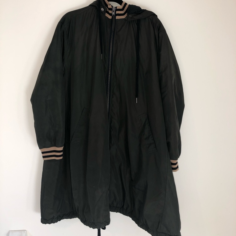 extra long wind breaker